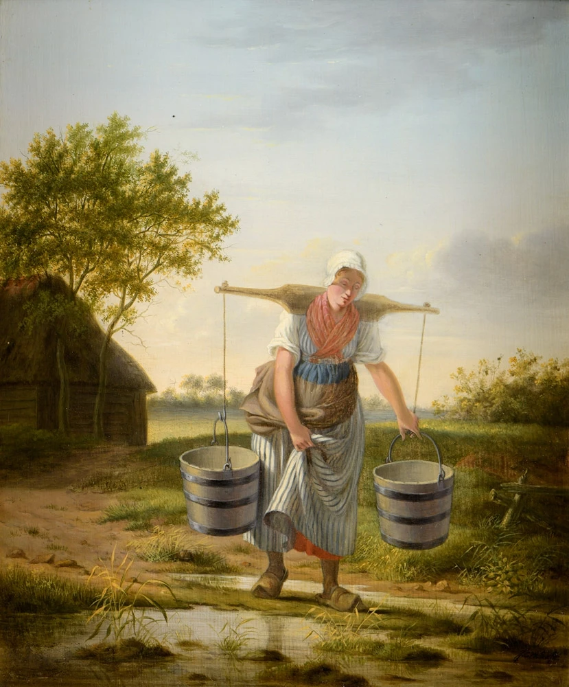 1778-Johann Christiaan Willem Safft - Vita di campagna olandes